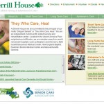 Sherrill House, a historic Boston-based skilled nursing & rehabilitation center, wanted a website makeover that would effectively present information about the organization's range of long-term care, short-term care and Alzheimer's care services.