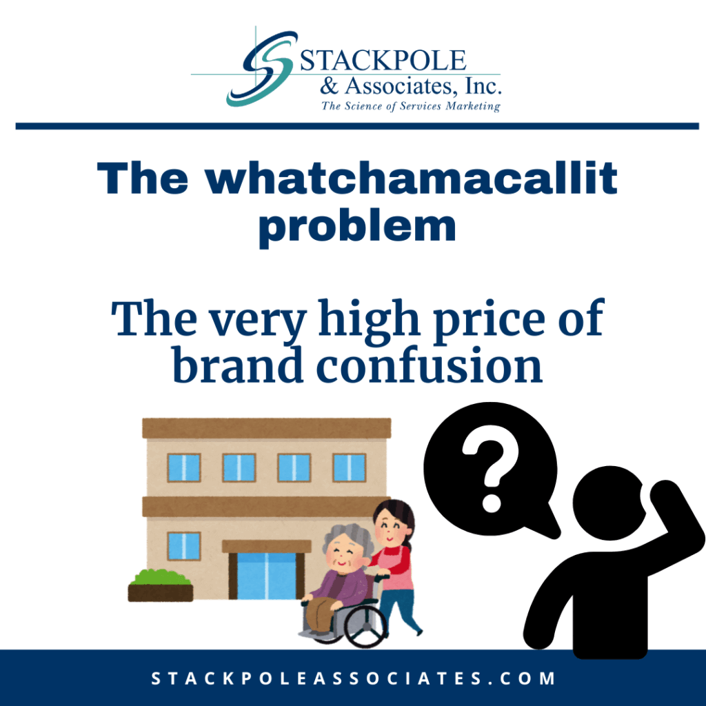 The whatchamacallit problem: The very high price of brand confusion